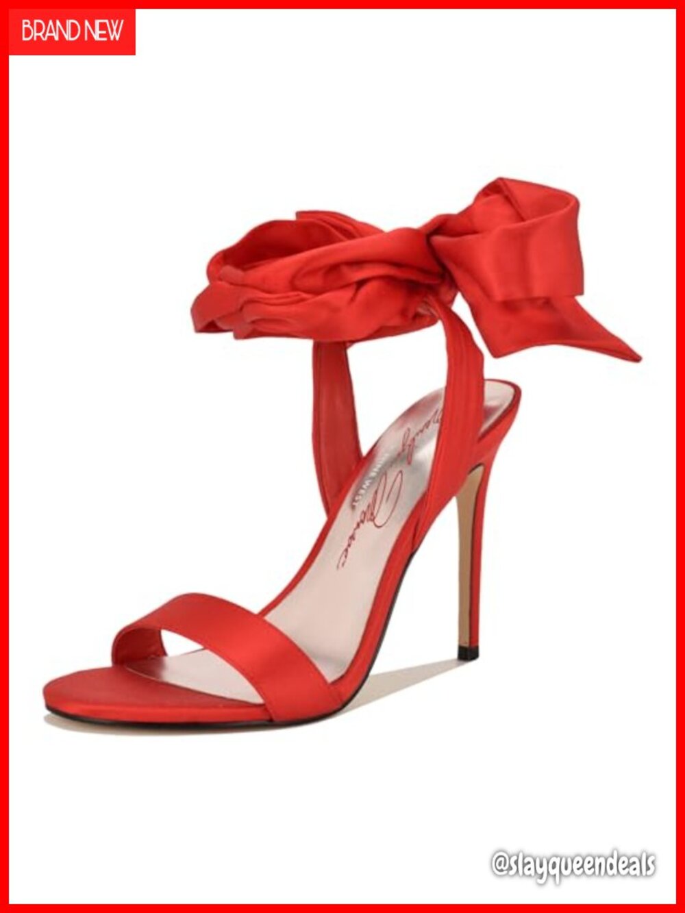 Satin Heeled Sandals with Ankle Tie and Stiletto Heel for Formal Occasions
